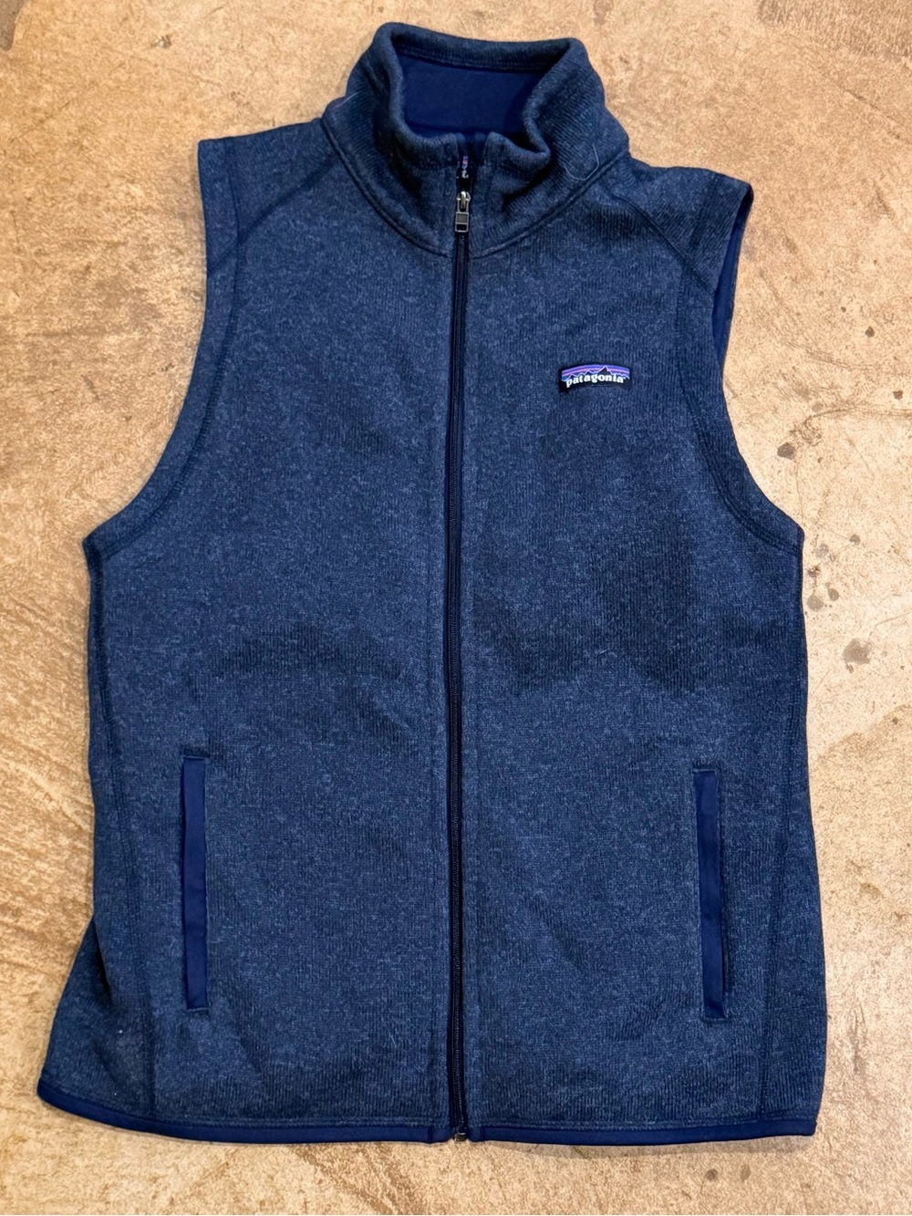 Patagonia Better Sweater Vest Womens Medium Blue Full Zip Outdoor Fleece Hiking